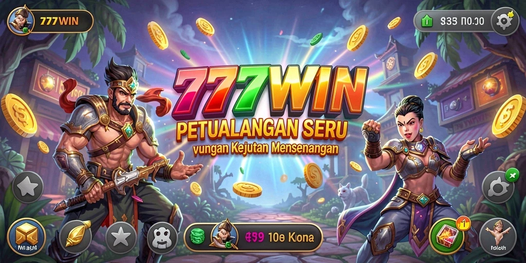 Tampilan gameplay seru dan menarik di 777WIN.