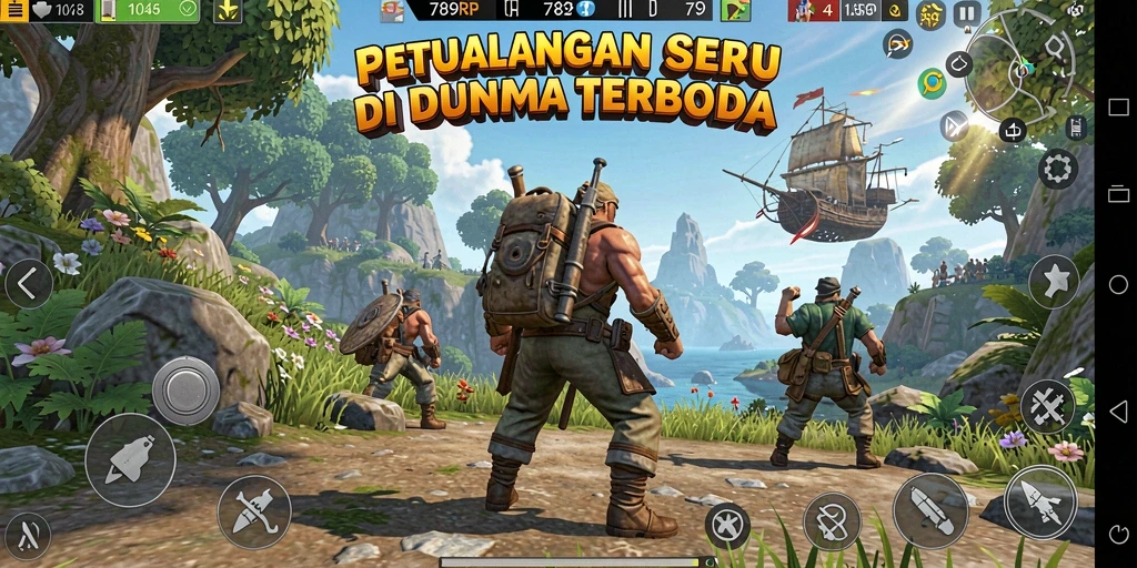 Gameplay epik di dunia terbuka 789RP, penuh petualangan.