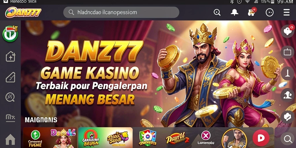 Screenshot gameplay DAN777 menunjukkan momen mendebarkan dalam permainan Kasino.