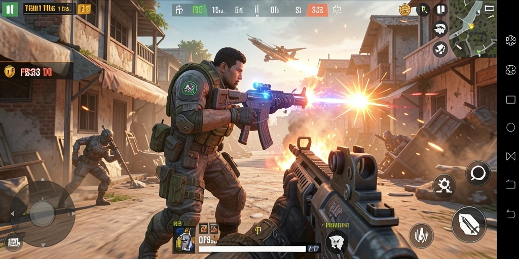 Tangkapan layar dari gameplay FB333 yang menarik dan penuh aksi.