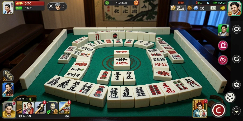 Screenshot HPTOTO menunjukkan gameplay Mahjong yang seru dan menarik.