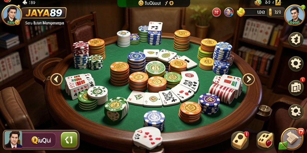 Screenshot gameplay QiuQiu JAYA89 yang mengasyikkan.