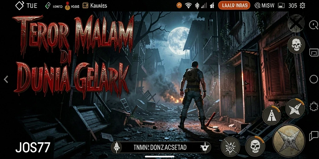 Gameplay mencekam dengan suasana kelam di JOS77.