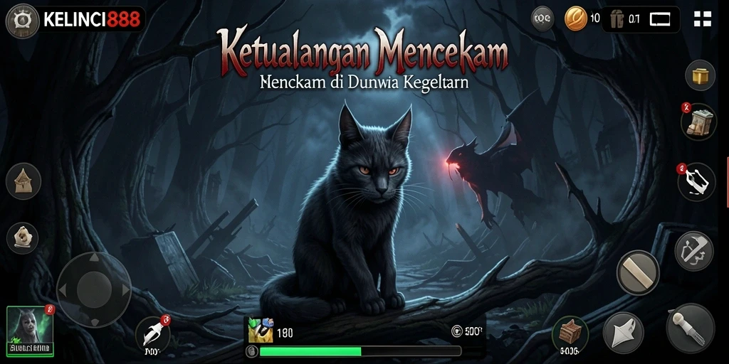 Gameplay menakutkan dalam KELINCI88 yang penuh ketegangan.