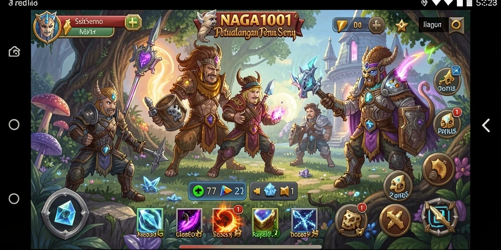 Gameplay seru NAGA1001 dengan grafik menakjubkan.