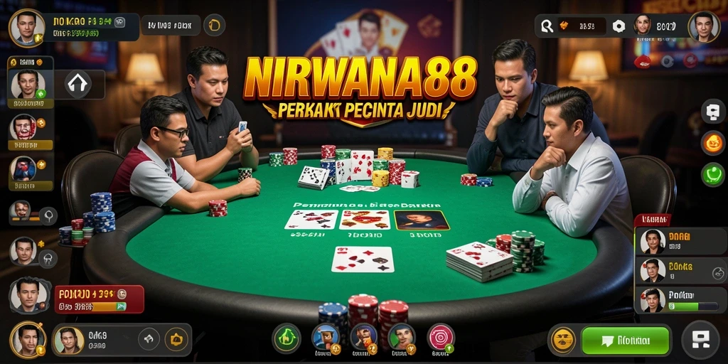 Gameplay menarik NIRWANA88 Poker dengan berbagai pemain aktif.