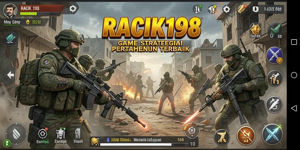 Tampilan gameplay yang menarik dari strategi permainan SLG.