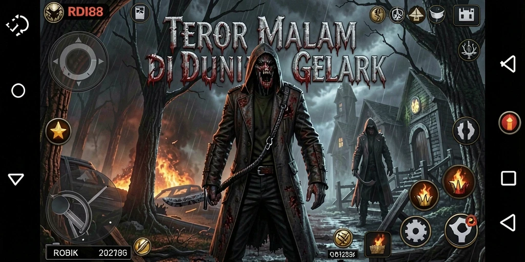 Tampilan gameplay RDI88 yang menegangkan dan menyeramkan.