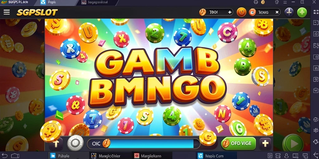 Screenshot SGPSLOT menampilkan gameplay bingo yang dinamis dan interaktif.