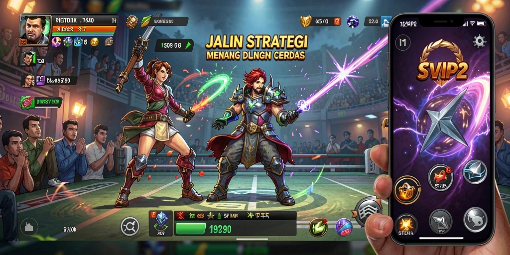 Tampilan gameplay strategis yang mendebarkan di SVIP2.